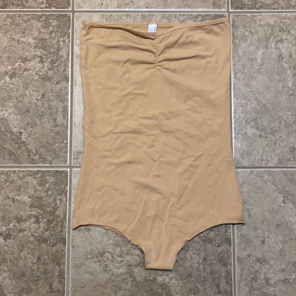 American Apparel tube top bodysuit